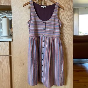 MADEWELL Button-front Mini-dress